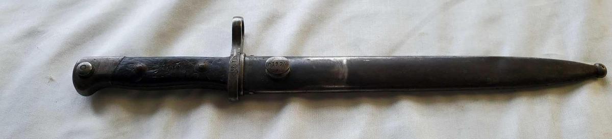 WEYERSBURG KIRSCHBAUM & CO BAYONET WITH SCABBARD