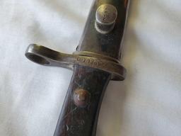 WEYERSBURG KIRSCHBAUM & CO BAYONET WITH SCABBARD