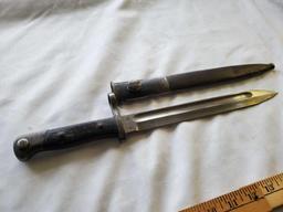 WEYERSBURG KIRSCHBAUM & CO BAYONET WITH SCABBARD
