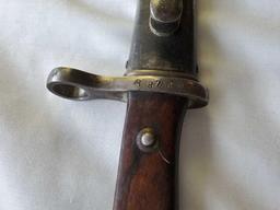 WEYERSBURG KIRSCHBAUM & CO BAYONET WITH SCABBARD