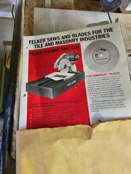 FELKER TILE-KING TRAY SAW