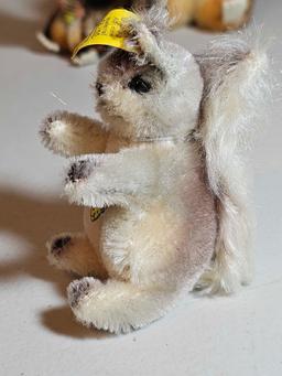 4 STEIFF SQUIRRELS