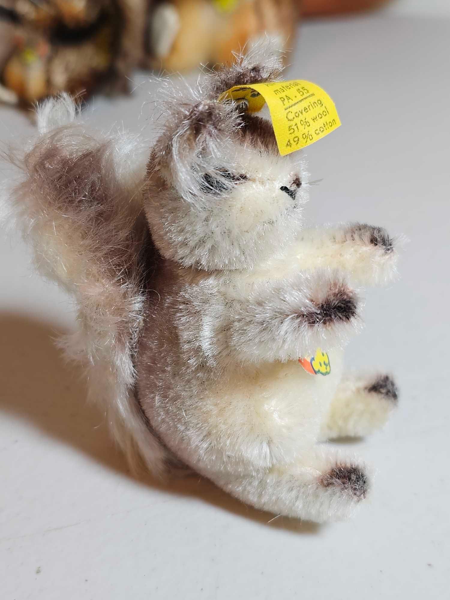 4 STEIFF SQUIRRELS