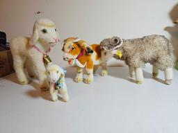 4 STEIFF FARM ANIMALS