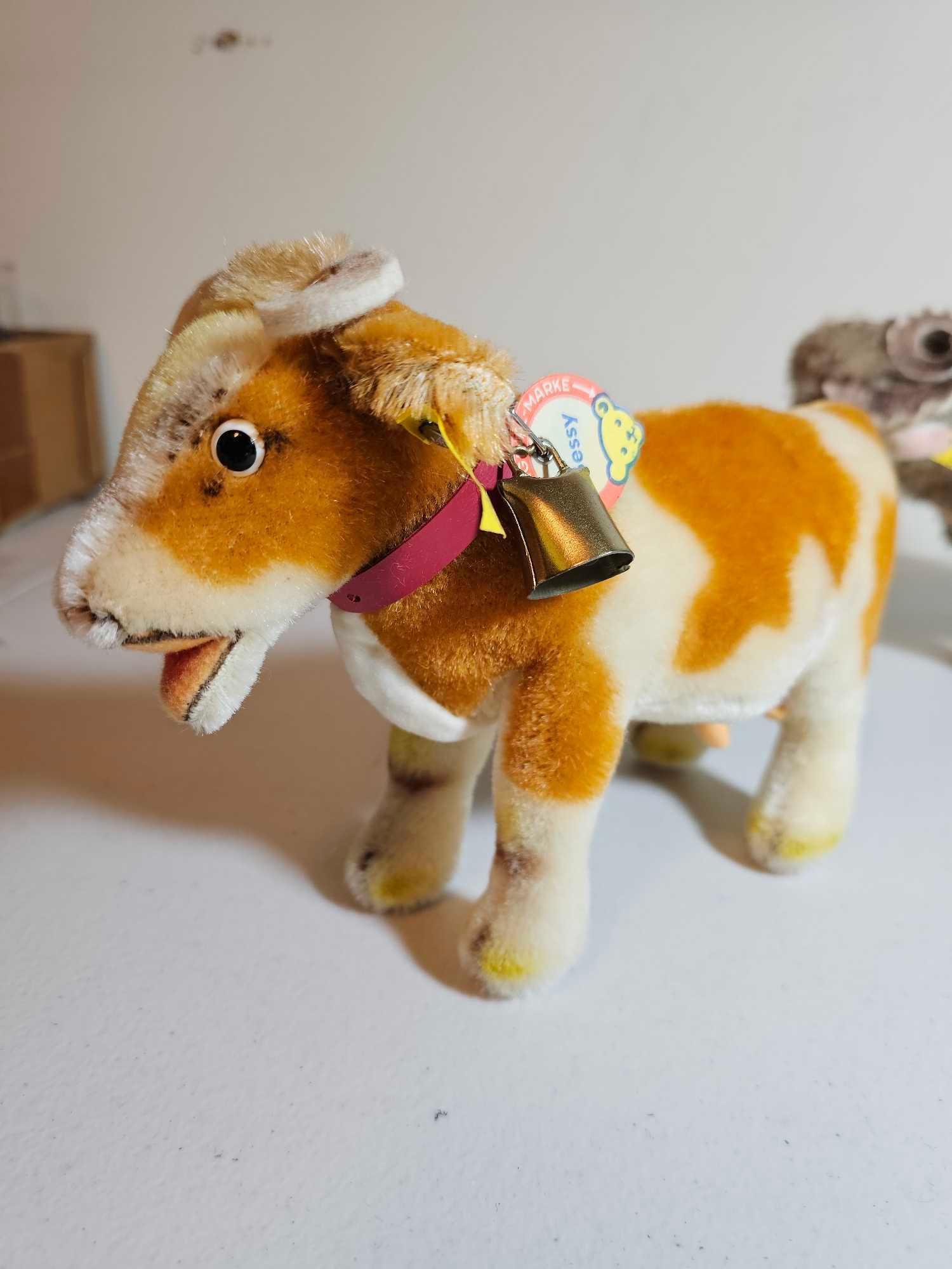 4 STEIFF FARM ANIMALS