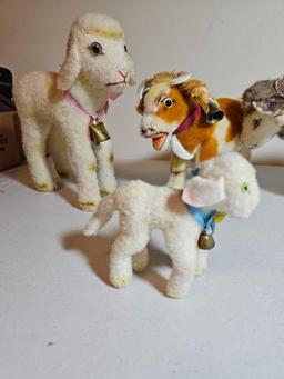 4 STEIFF FARM ANIMALS
