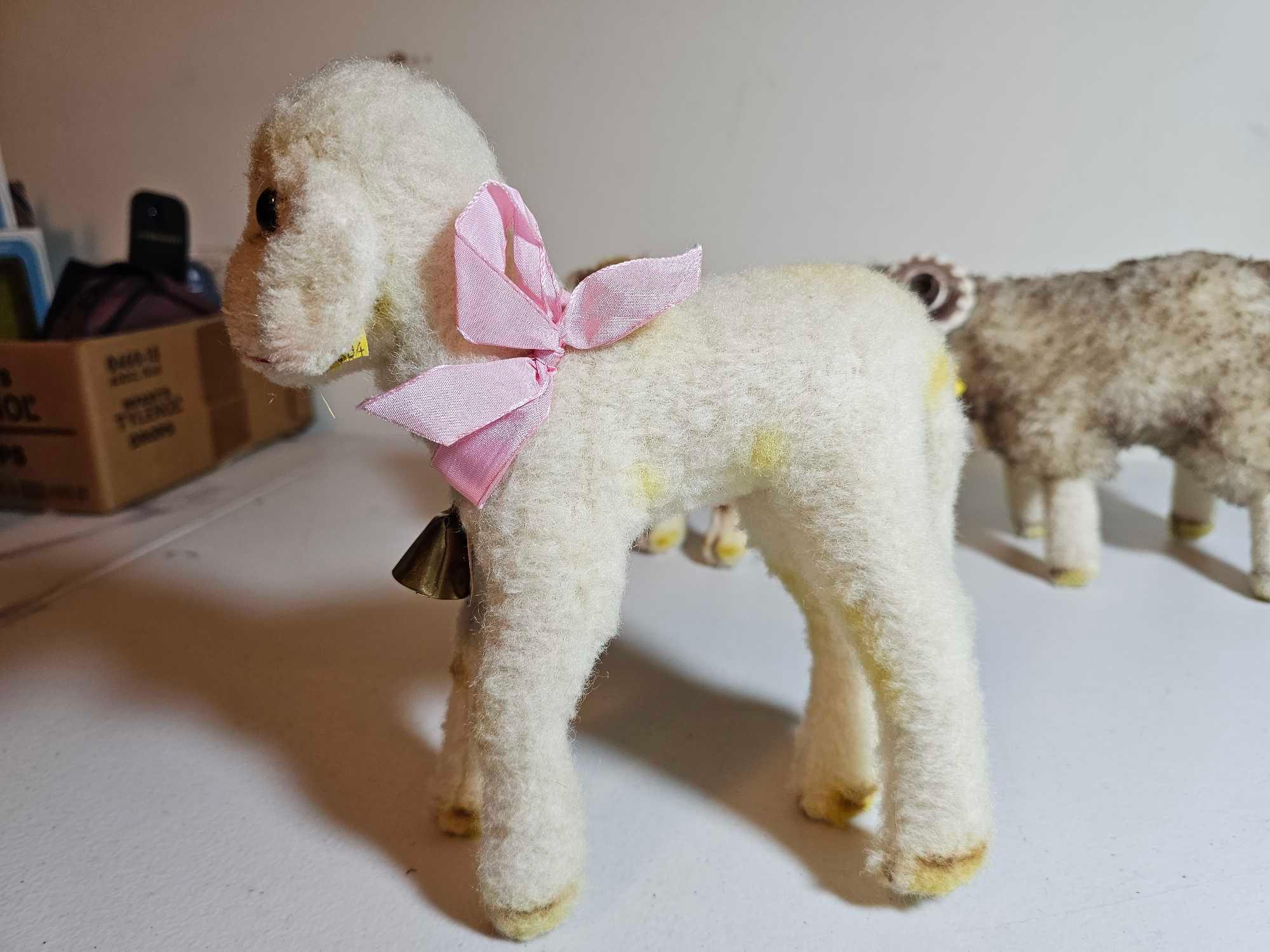 4 STEIFF FARM ANIMALS