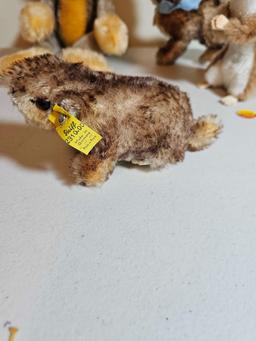 5 STEIFF CHARACTER ANIMALS