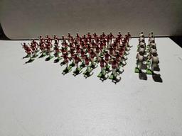BRITIANS METAL USMC DRUM AND BUGLE CORP SOLDIERS