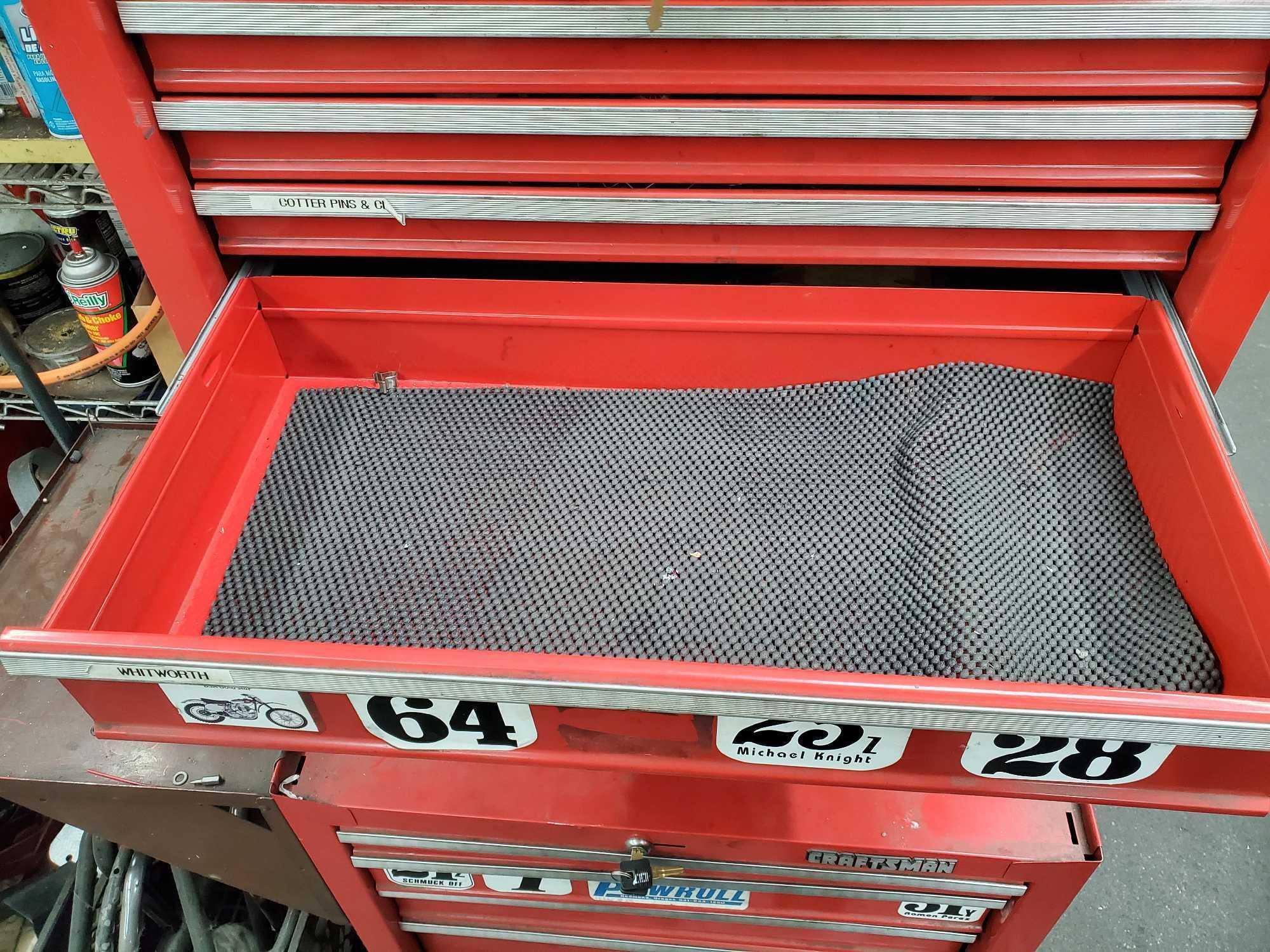 RED CRAFTSMAN TOOL BOX STACK