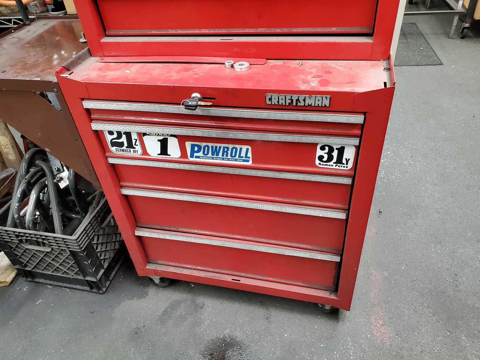 RED CRAFTSMAN TOOL BOX STACK