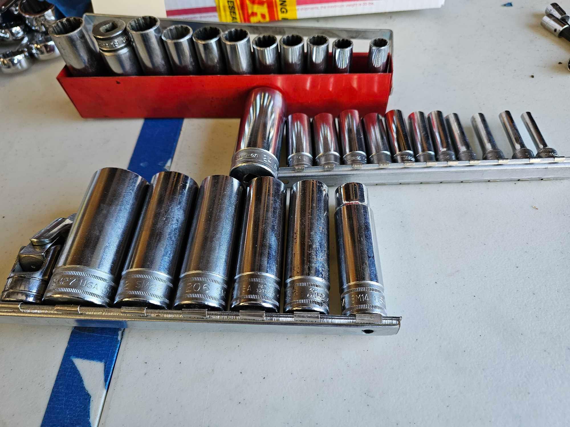 SNAP ON DEEP SOCKETS AND EXTENSION BARS