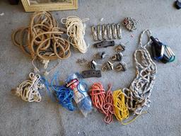 ROPES, TIE DOWNS, CARABINERS