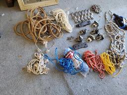 ROPES, TIE DOWNS, CARABINERS