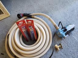 SIMMER WATER PUMP AND GARDEN HOSE