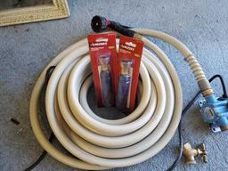 SIMMER WATER PUMP AND GARDEN HOSE