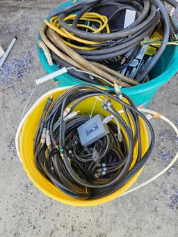 LARGE BIN OF WIRE