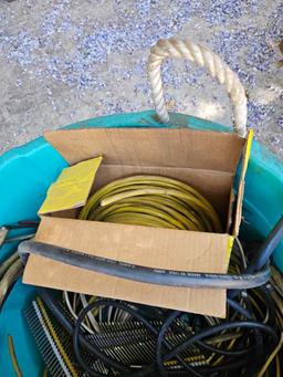 LARGE BIN OF WIRE