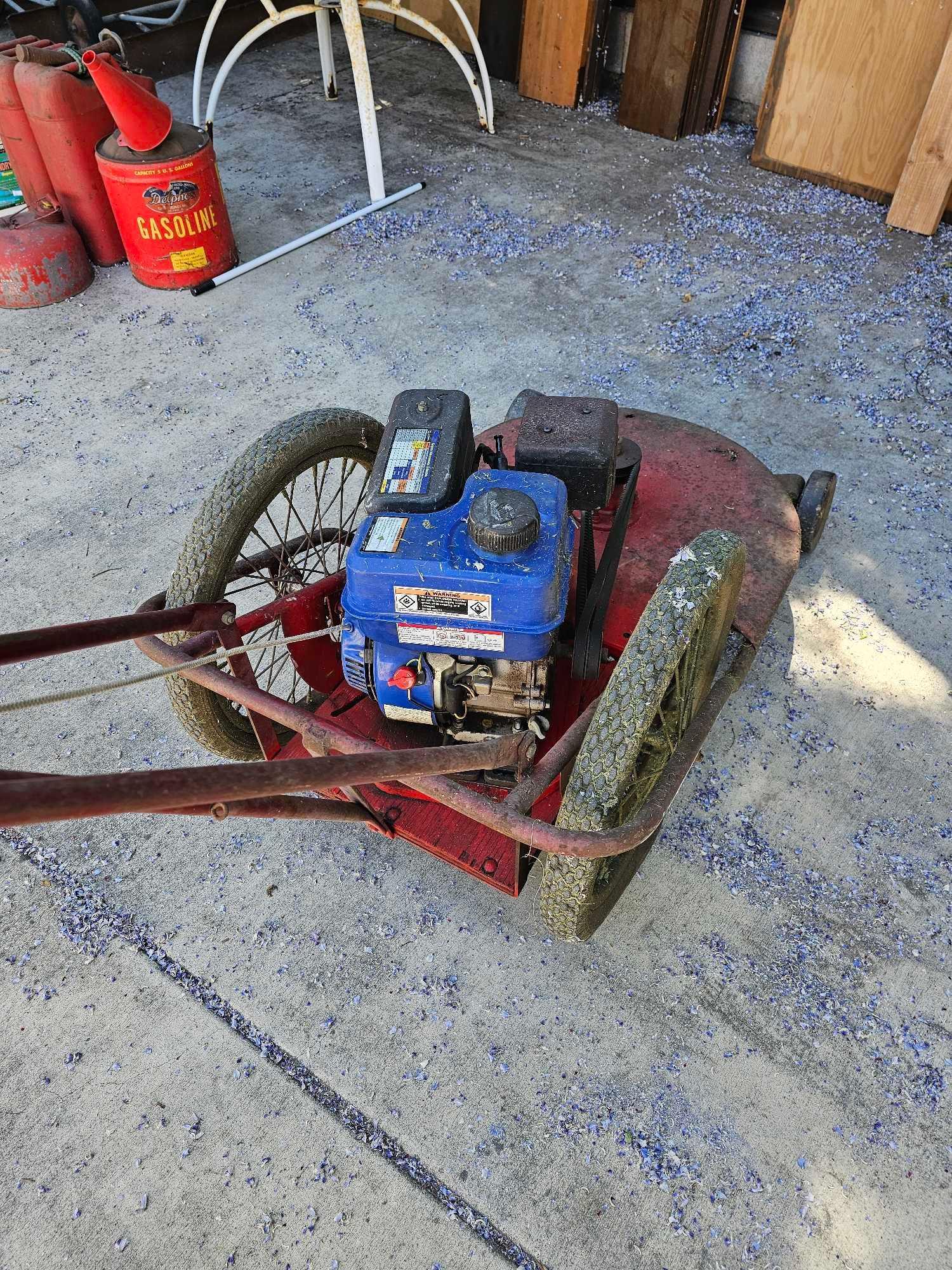 LARGE MOWER AND EDGER