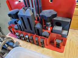 T SLOT CLAMPING SET- V BLOCKS AND CLAMPS