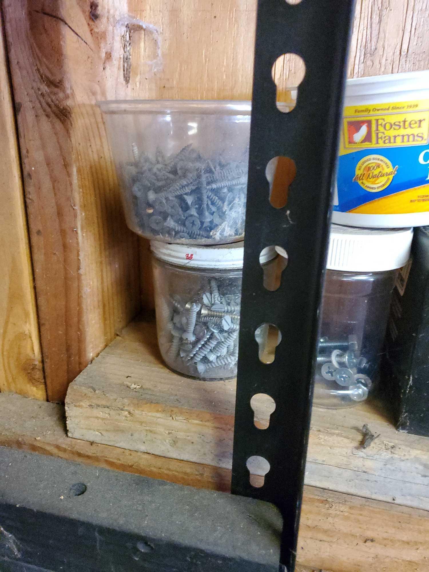 BOXES OF NAILS, SCREWS AND PARTS
