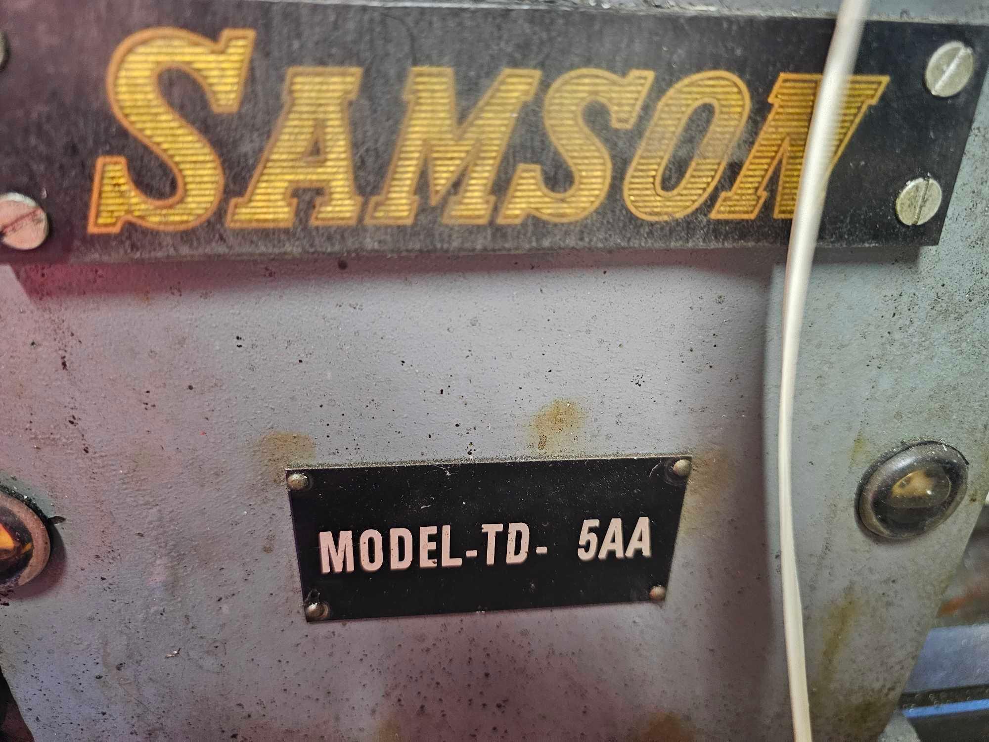 SAMSON TIDA TD-5AA 36 INCH PRECISION BENCH MACHINE LATHE