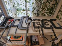 GROUP LOT OF C CLAMPS