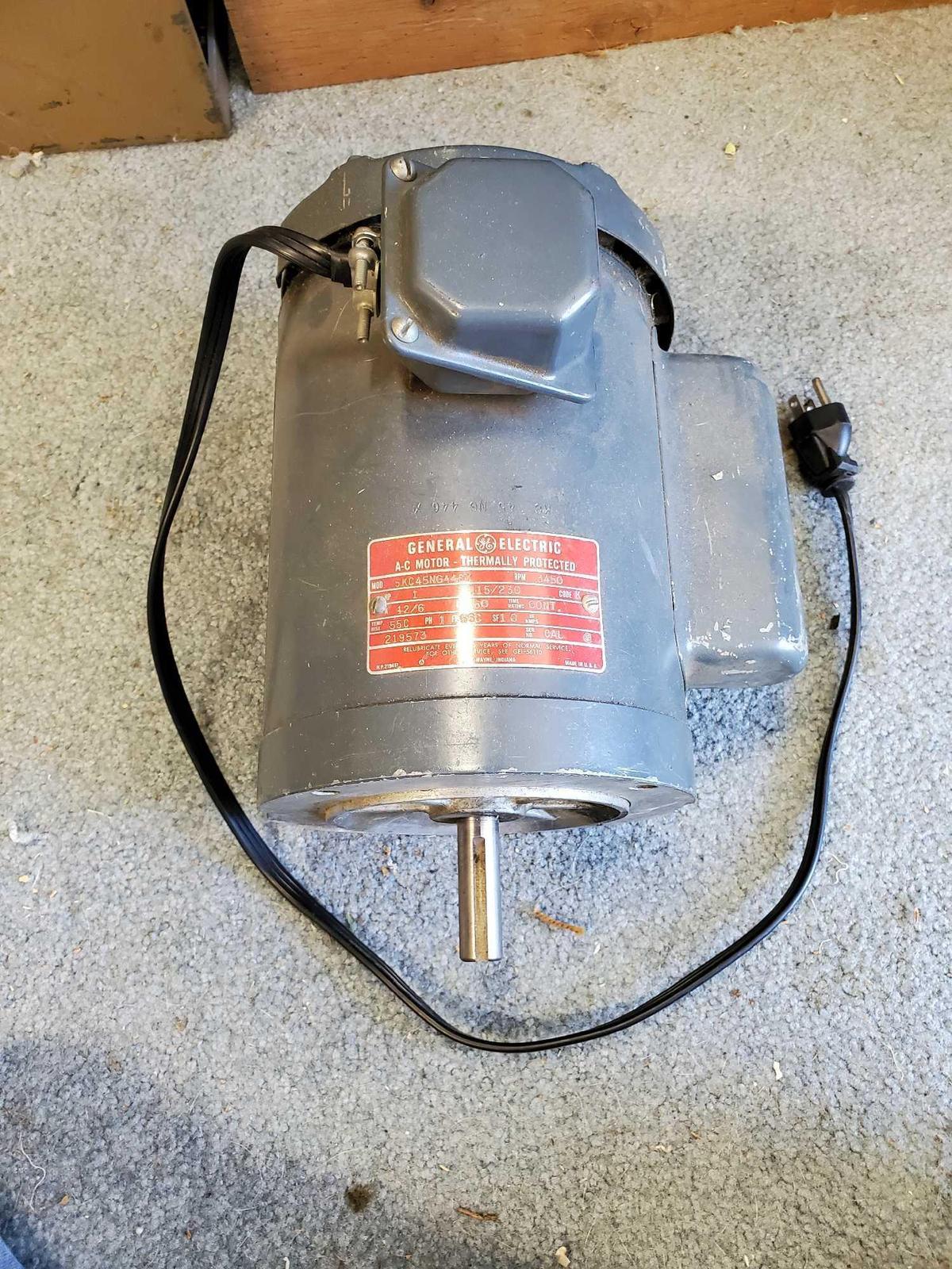 GE 1HP ELECTRIC MOTOR