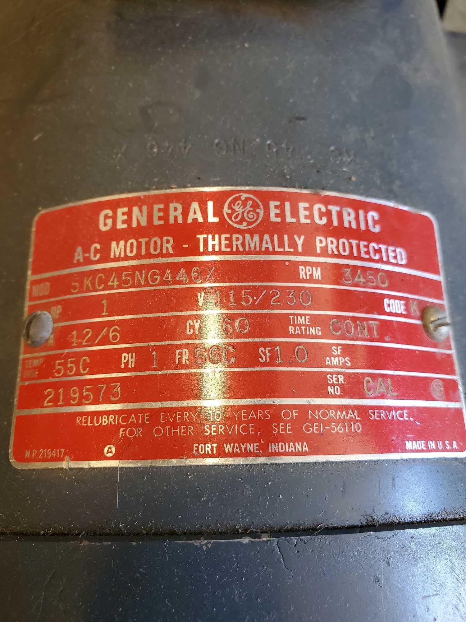 GE 1HP ELECTRIC MOTOR
