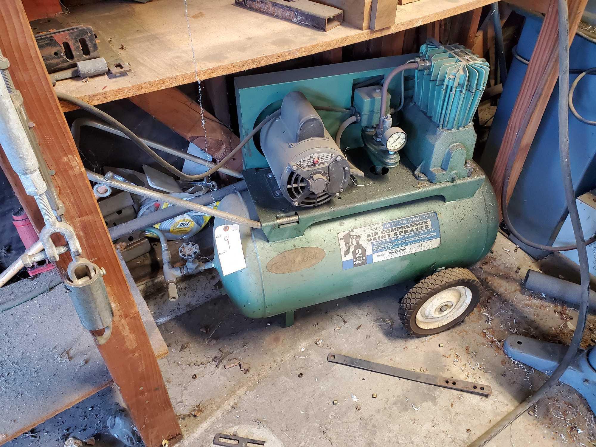 SEARS 2HP AIR COMPRESSOR