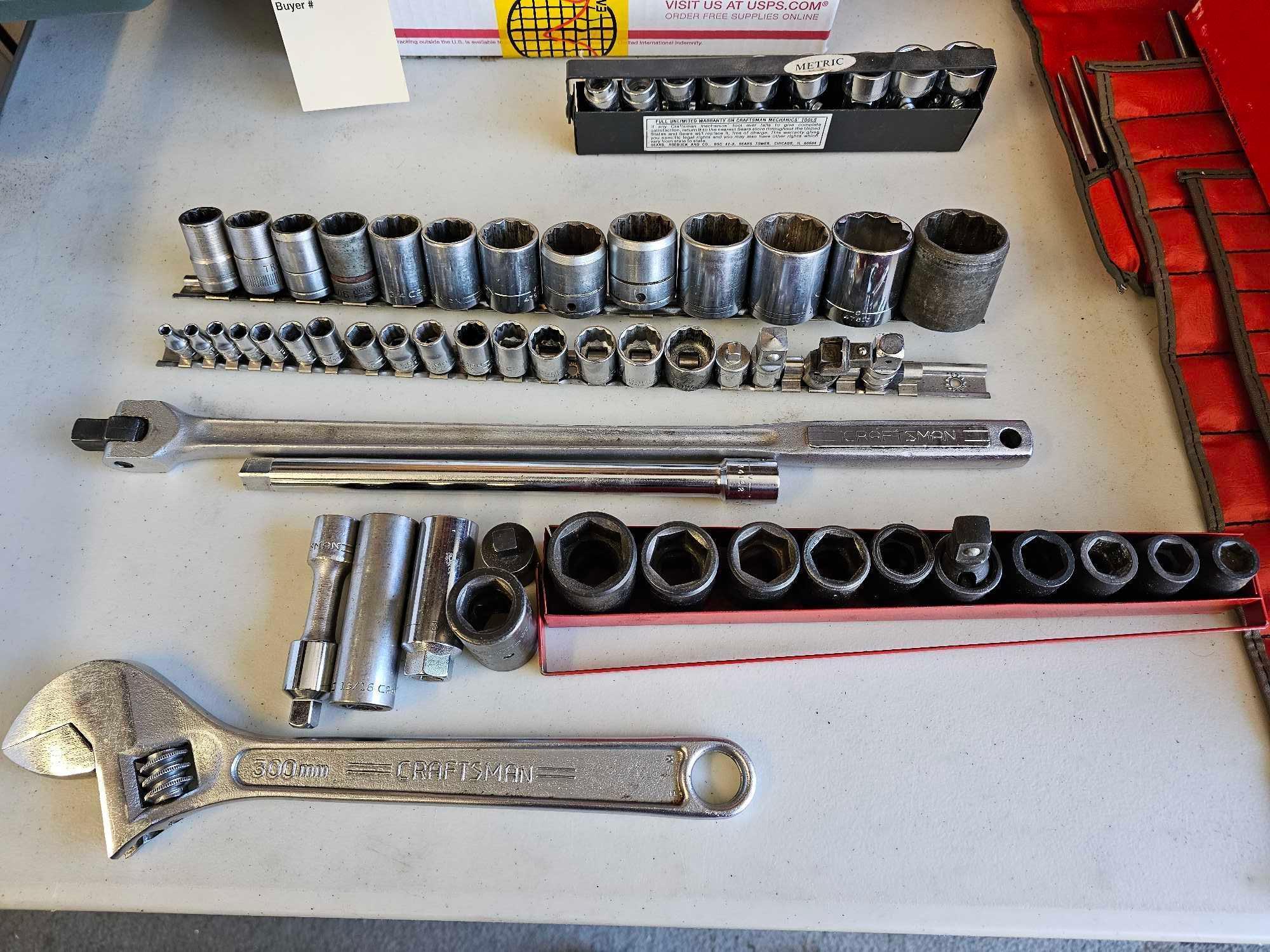 4 CRAFTSMAN SOCKET SETS