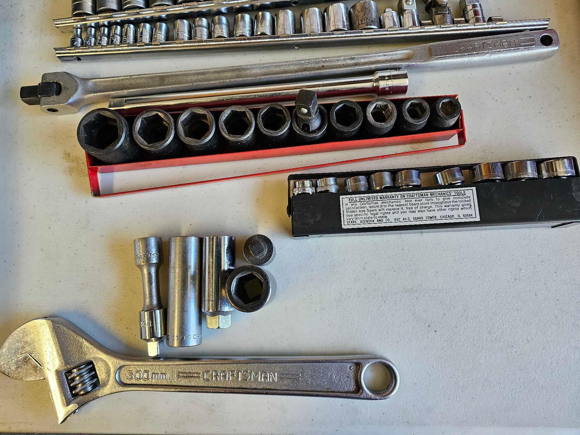 4 CRAFTSMAN SOCKET SETS