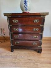 VINTAGE CABINET DRESSER WITH STORAGE DRAWERS