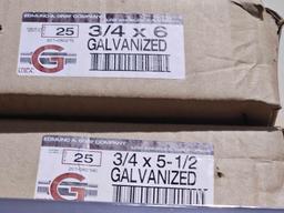 GALVANIZED PIPES W/SHELVING