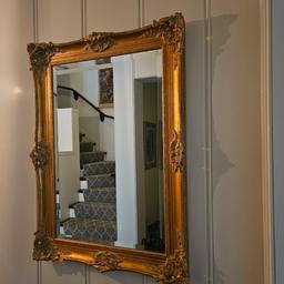 LARGE ORNATE WALL MIRROR