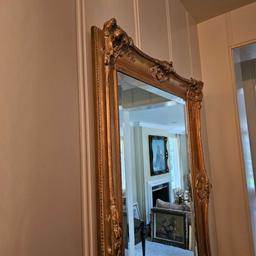LARGE ORNATE WALL MIRROR