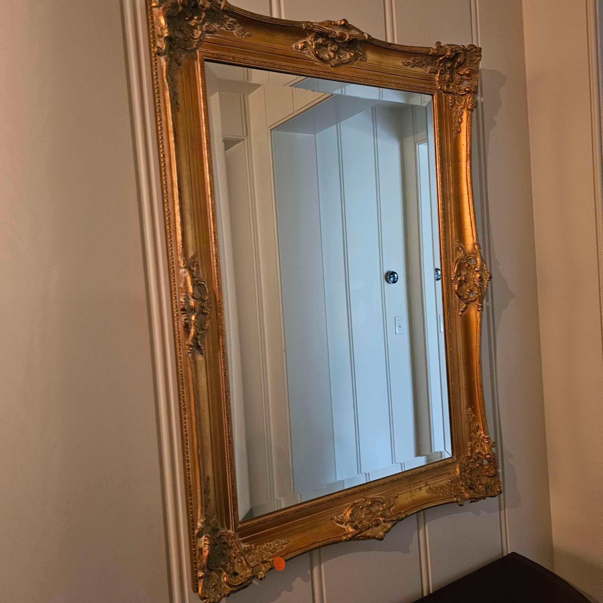 LARGE ORNATE WALL MIRROR