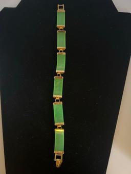 14K JADE BRACELET