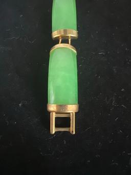 14K JADE BRACELET