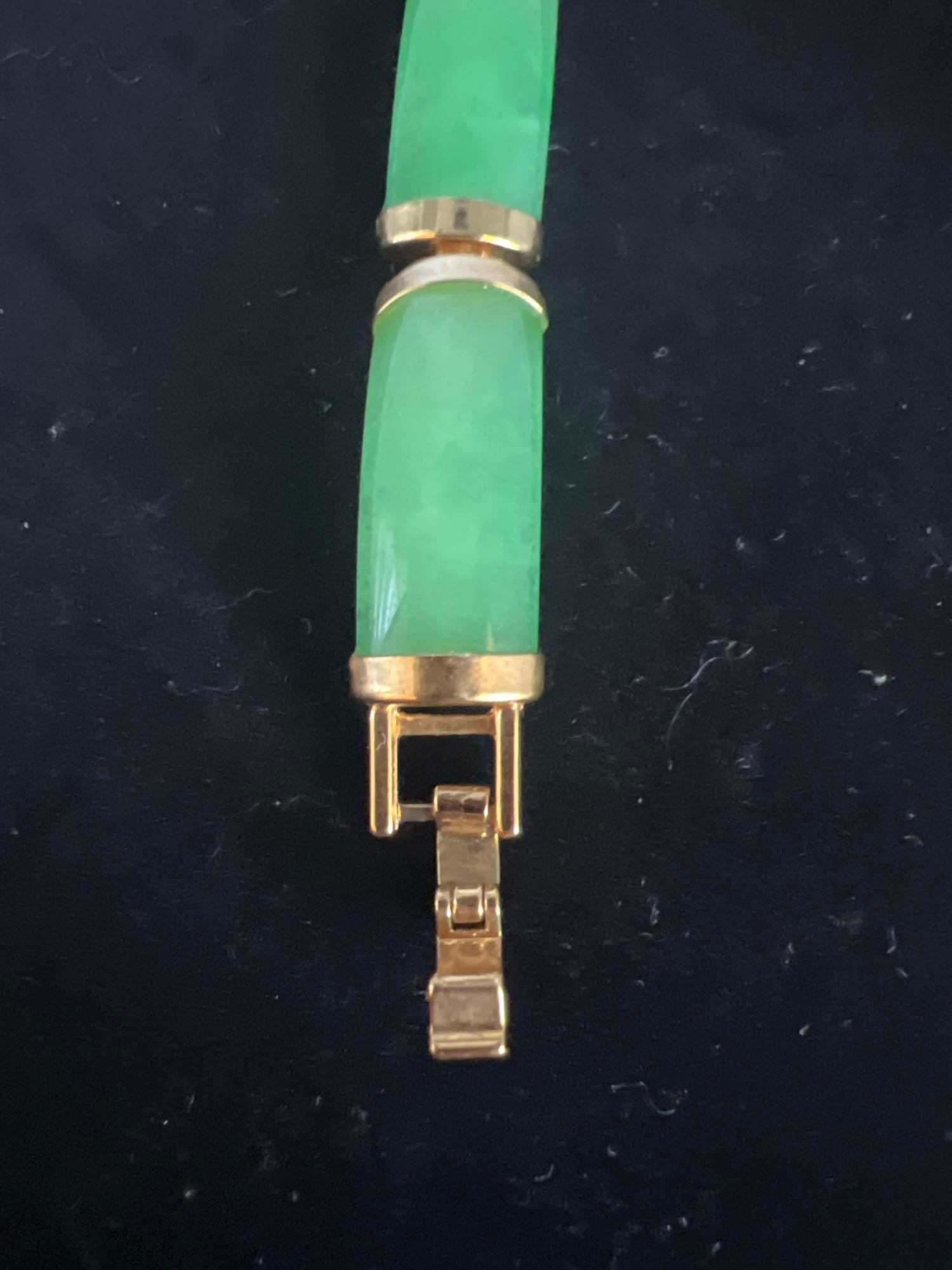 14K JADE BRACELET