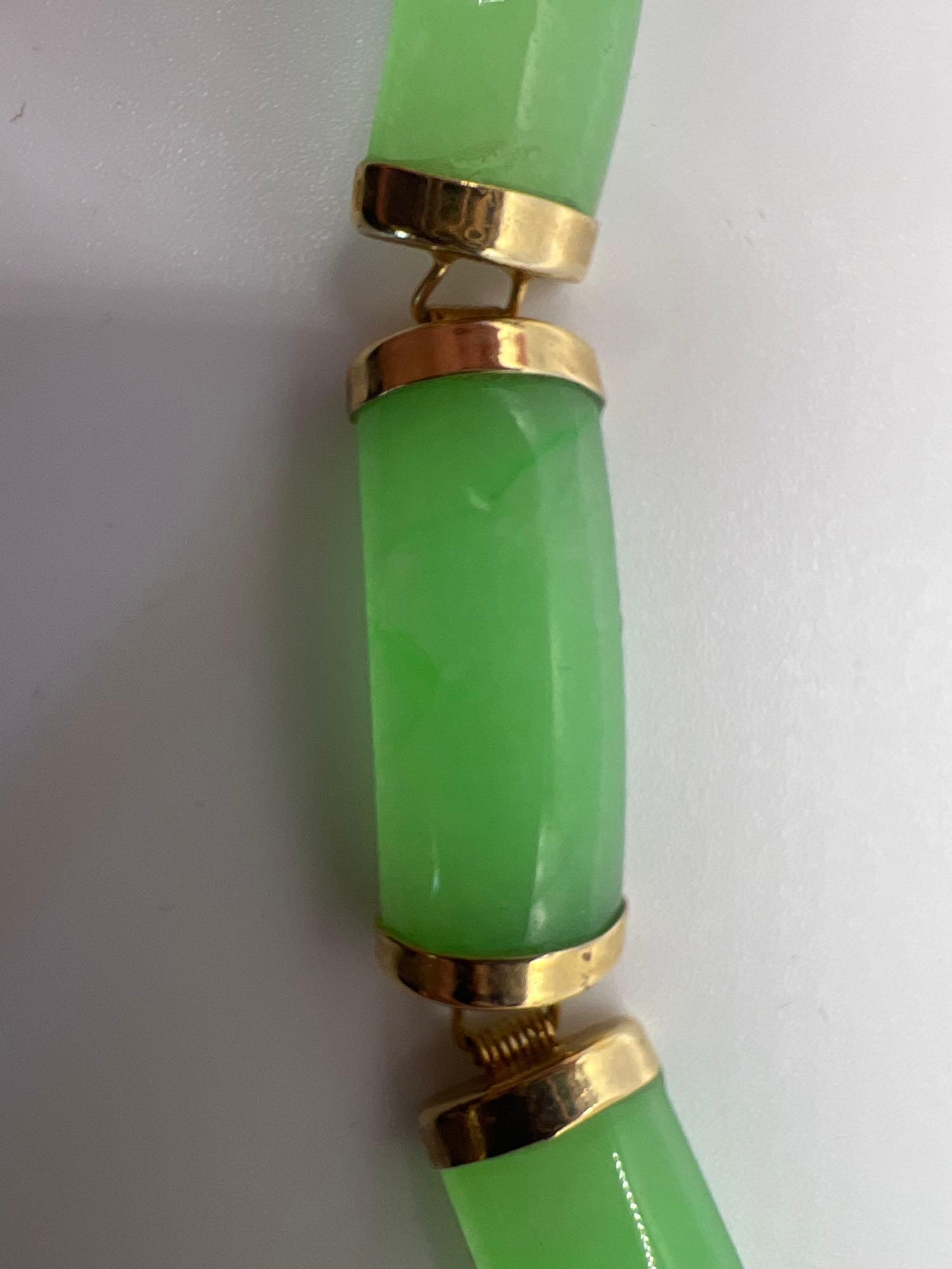 14K JADE BRACELET