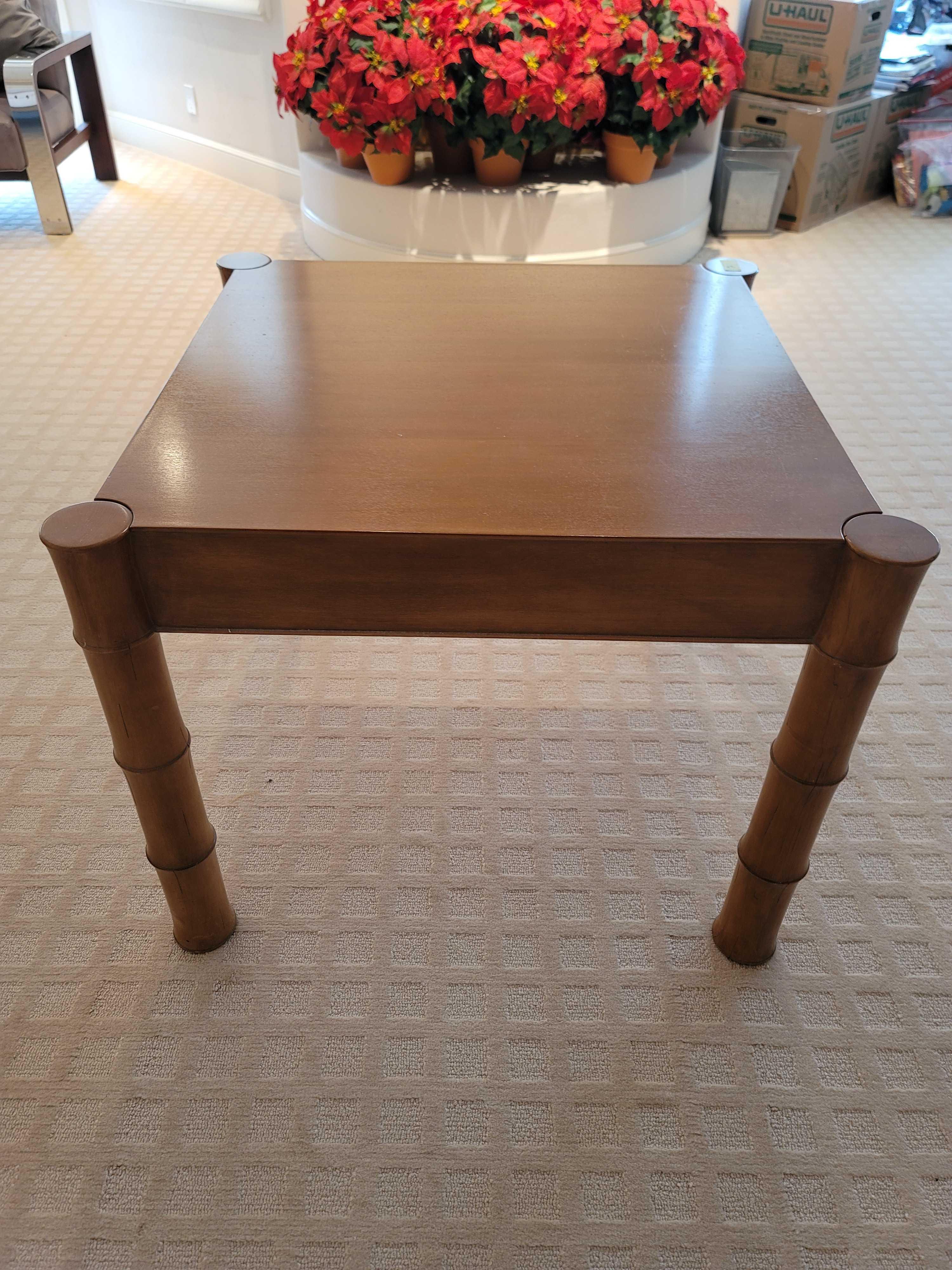 VINTAGE RALPH LAUREN BAMBOO SIDE TABLE