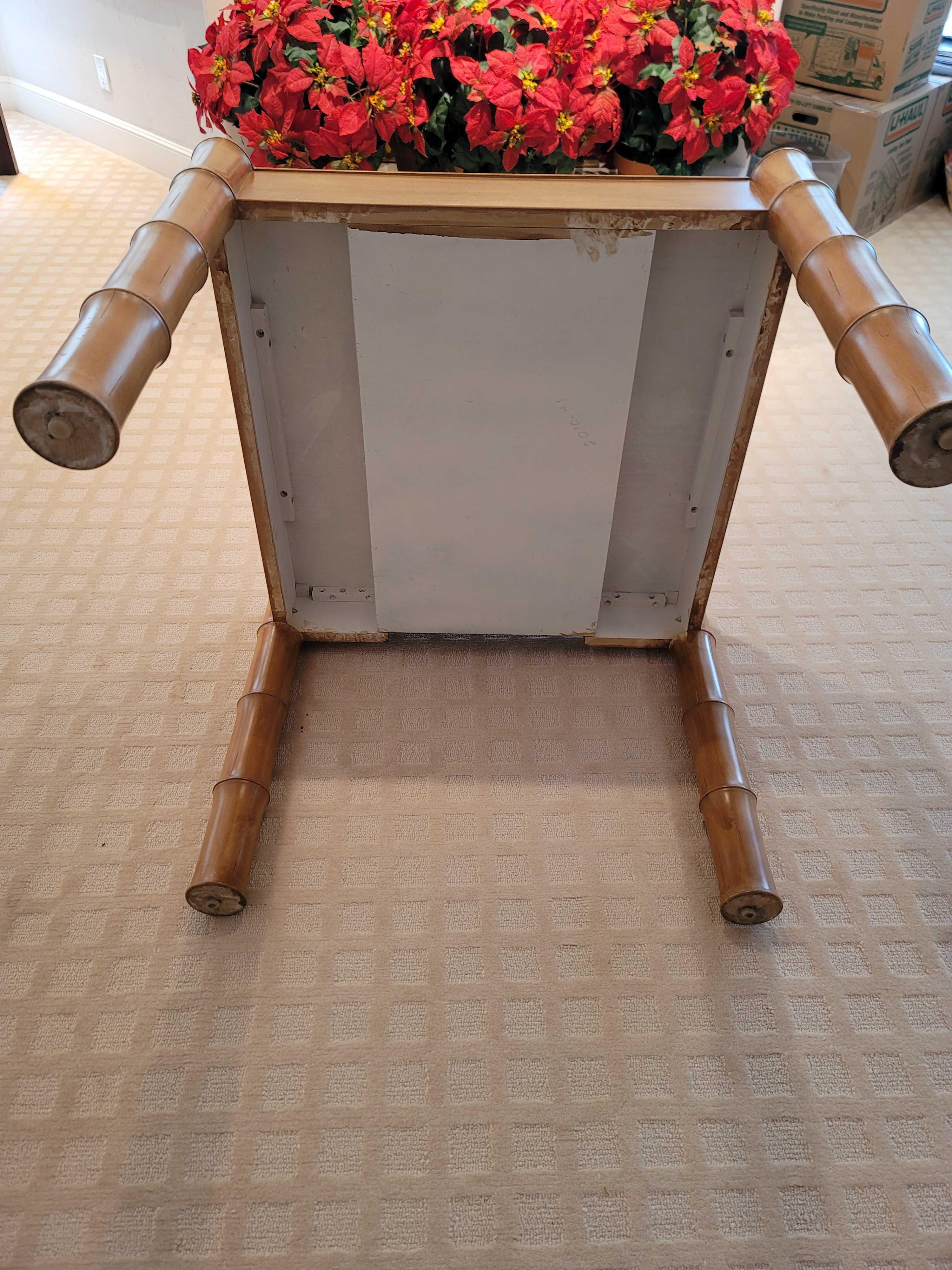 VINTAGE RALPH LAUREN BAMBOO SIDE TABLE