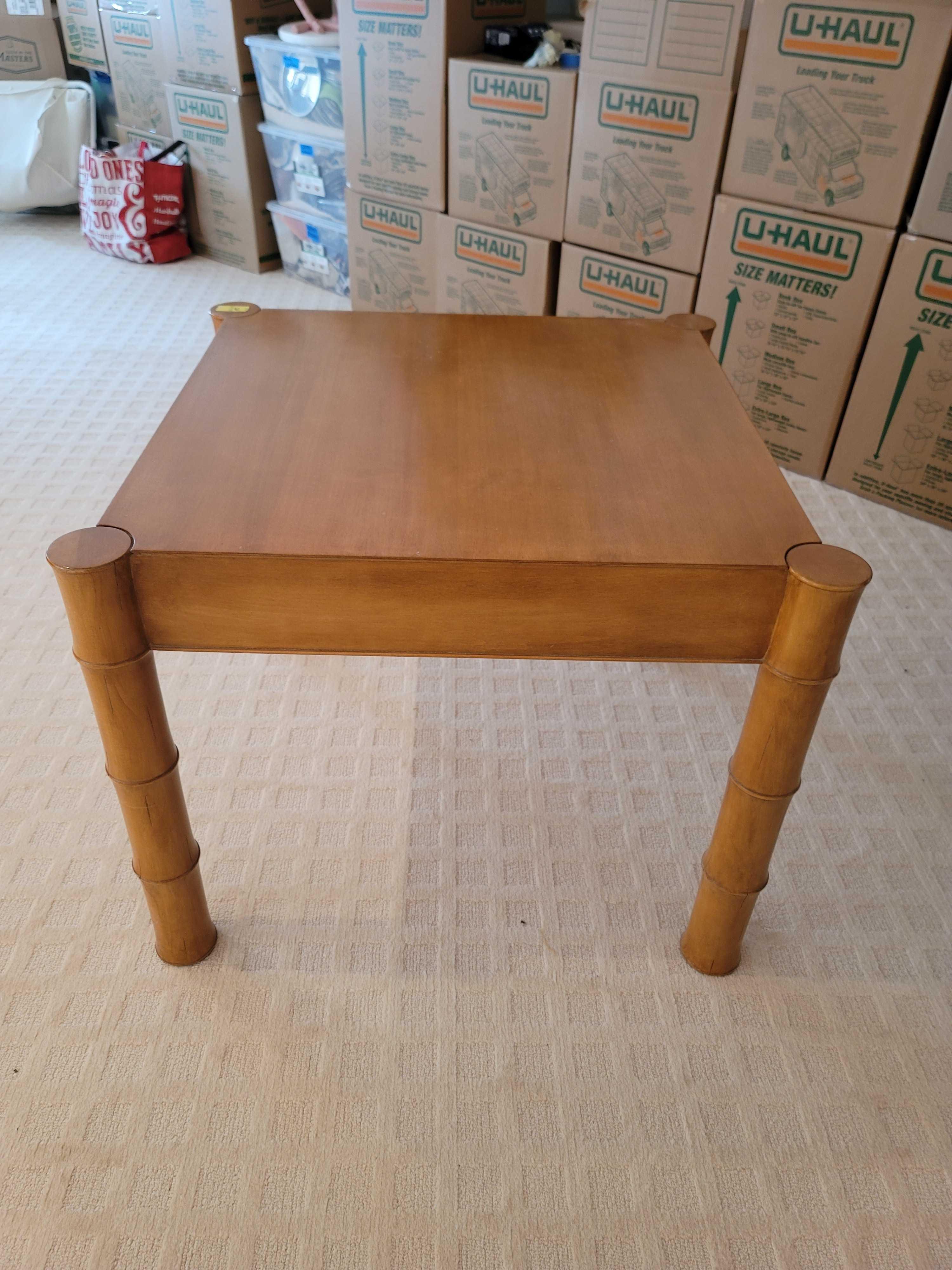 VINTAGE RALPH LAUREN BAMBOO SIDE TABLE