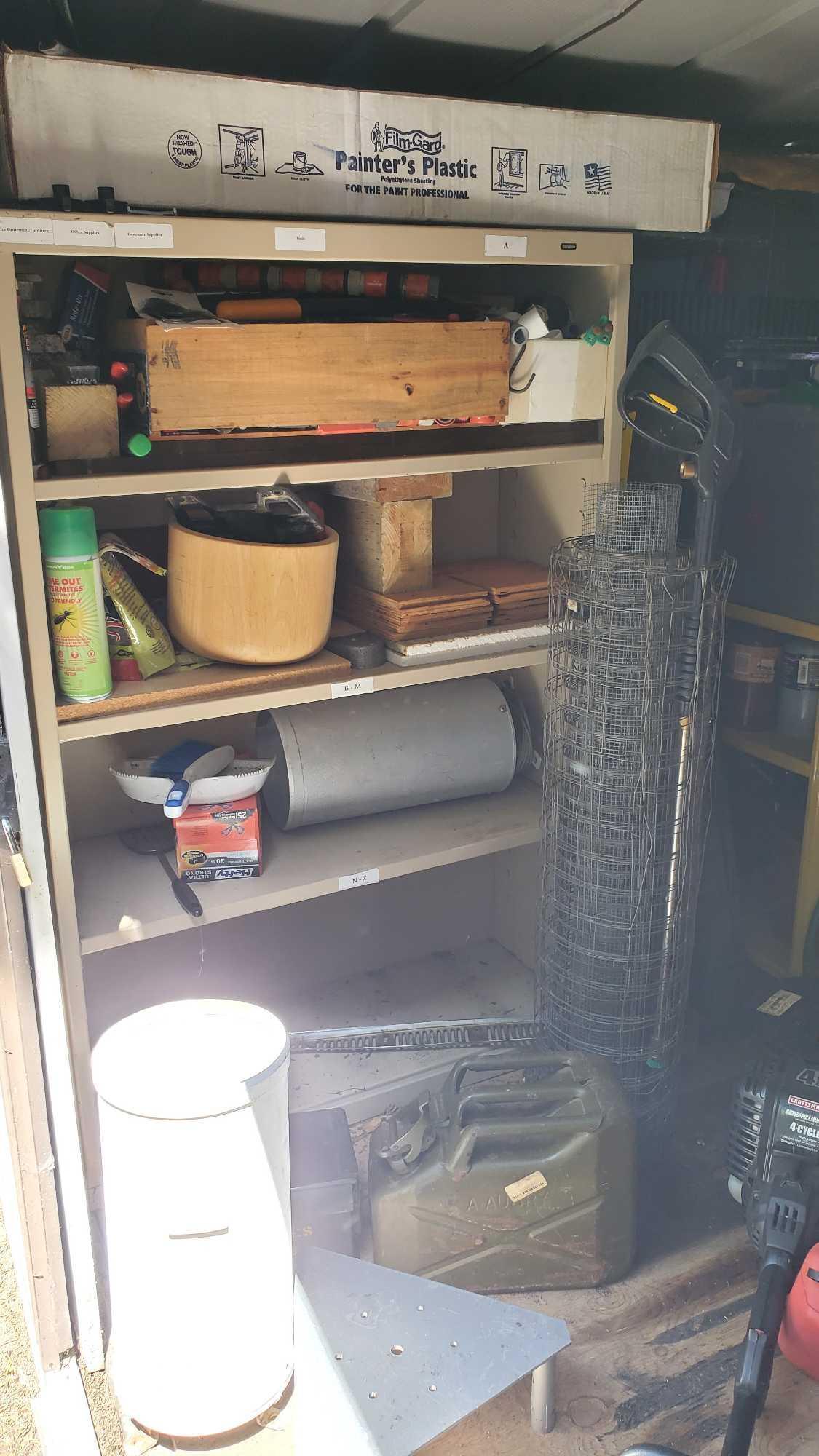CONTENTS OF SHED