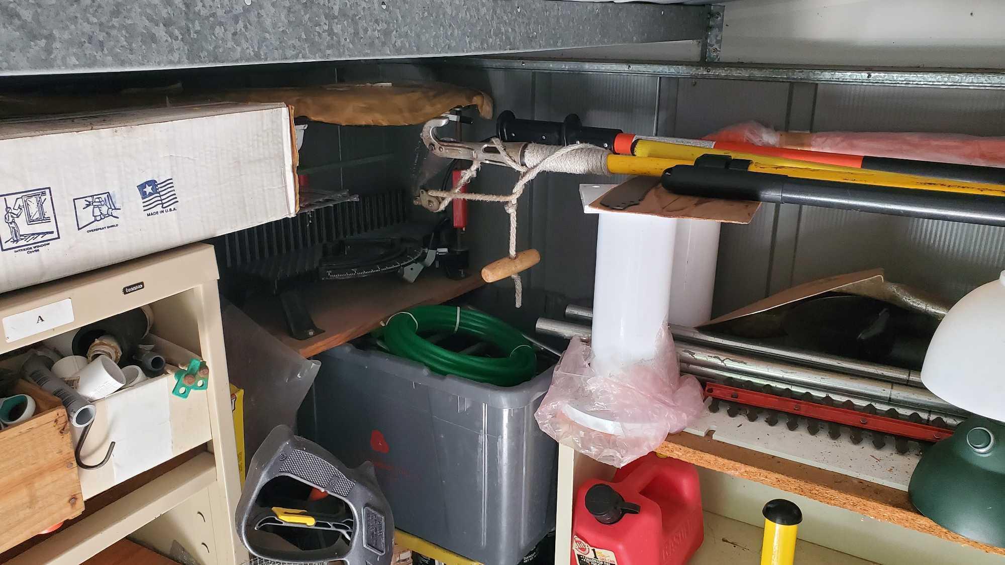 CONTENTS OF SHED