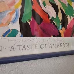 1985 SIGNED PRESIDENT REAGAN POSTER