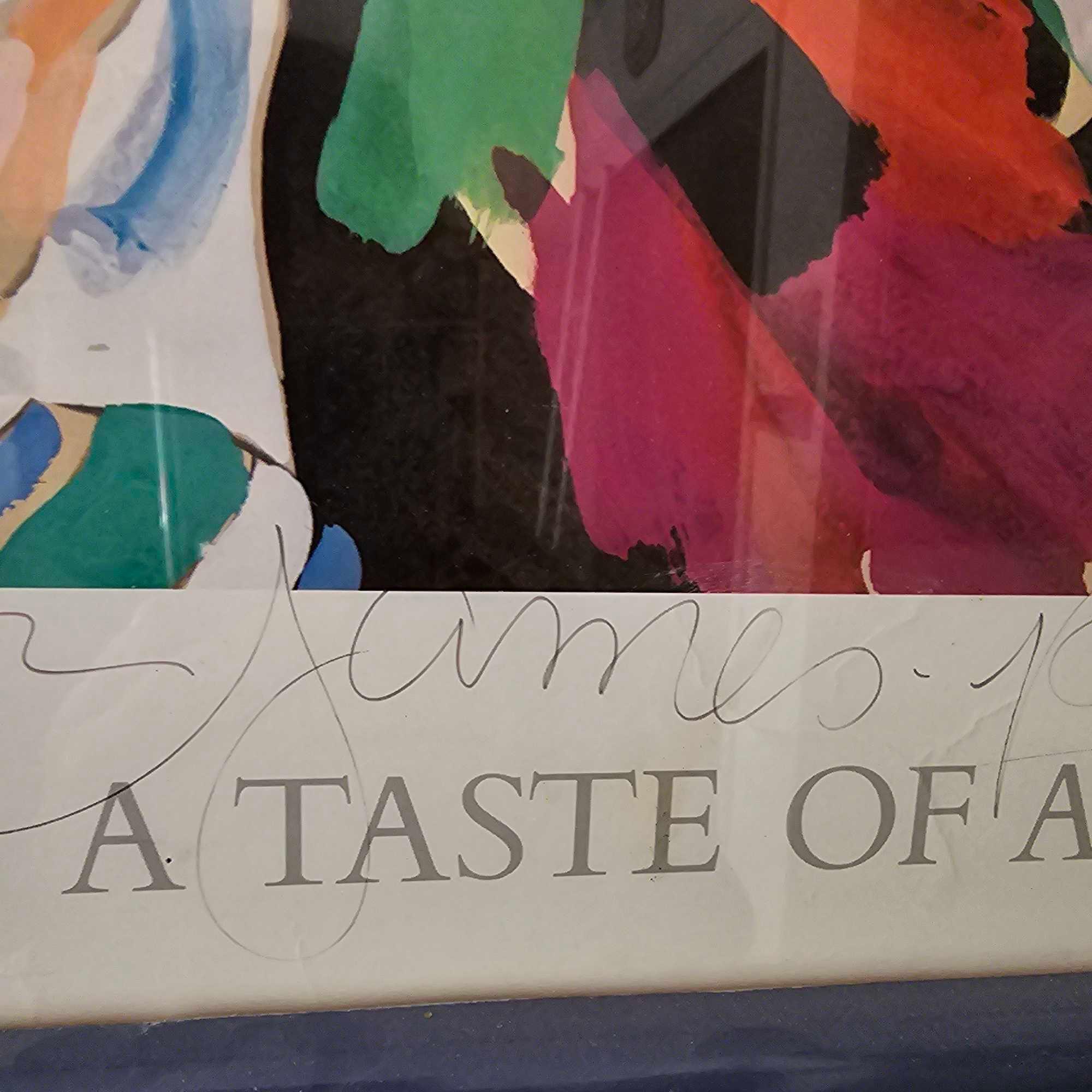 1985 SIGNED PRESIDENT REAGAN POSTER