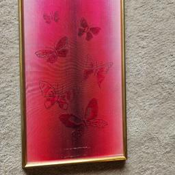 BUTTERYFLY MATERIAL - FRAMED