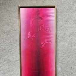 BUTTERYFLY MATERIAL - FRAMED